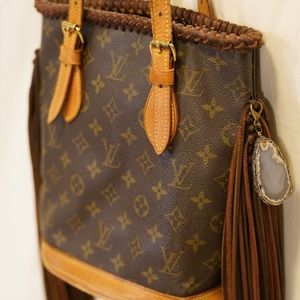 Handcrafted Authentic Vintage Louis Vuitton Shoulder Bag